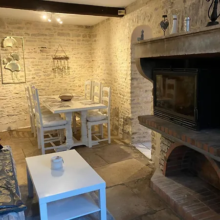 Charmante Maison En Pierres Precy-le-Sec Esterno foto
